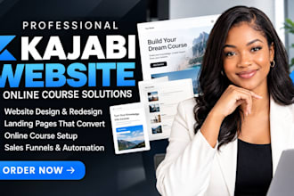 kajabi website, kajabi landing page, kajabi online course, kajabi sales funnel