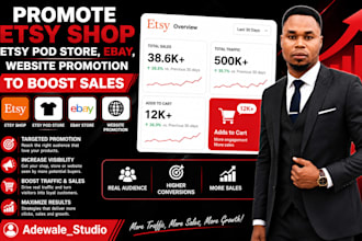 promote etsy shop, etsy pod store, ebay, website promotion to boost sales