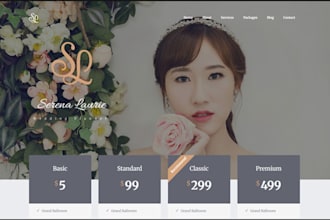 design wedding planner website wedding decorator event party planning website