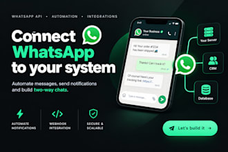 integrate whatsapp API with webhooks
