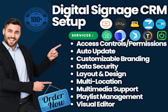 set up digital signage and billboard software for ads, screens, and displays