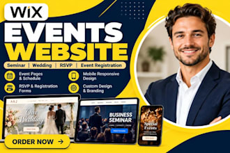 wix events website wix seminar website wix wedding website wix rsvp website