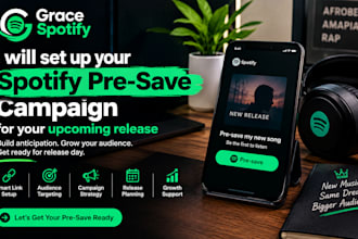 set up your spotify pre save campaign for your upcoming release