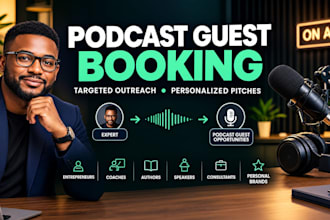 podcast booking outreach to pitch you as a guest on target