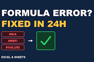 fix excel and google sheets formula errors
