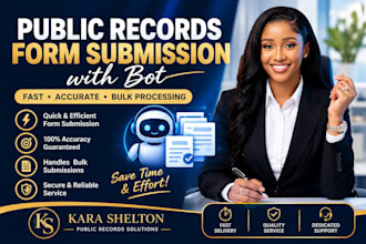 do public records creation with bot