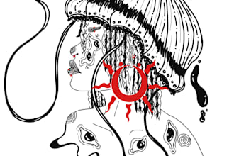 design a black and white tattoo for you
