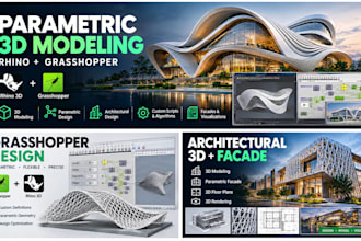 create parametric 3d models in rhino and grasshopper