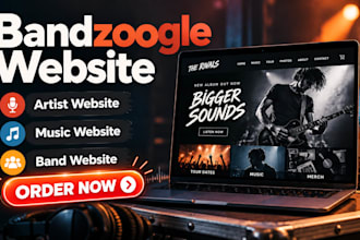 design, redesign or fix your bandzoogle music website