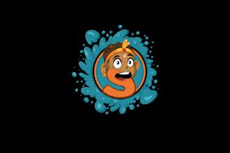 design a unique cartoon mascot logo