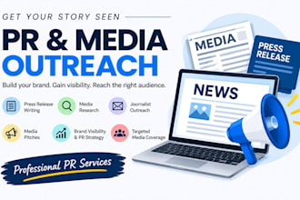 provide professional PR, media outreach, and press release services
