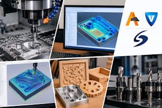 cnc programming, cnc tool path, cnc machining, gcode, vcarve and aspire