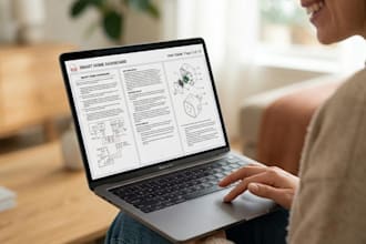 create, design interactive PDF user manual, guide, training manual, sop