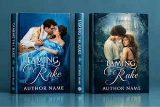 do fantasy romance ebook cover design, kindle book cover and amazon kdp cover