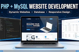 build a PHP mysql website with database functionality