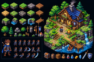 do pixel art tileset pixel art character isometric pixel art pixel art animation