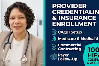 provider credentialing, insurance enrollment and contracting