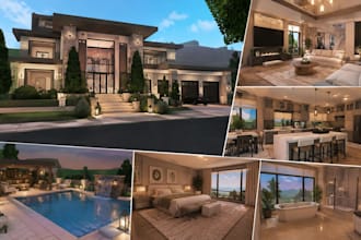 build a custom aesthetic bloxburg house, mansion, luxury home or roblox build