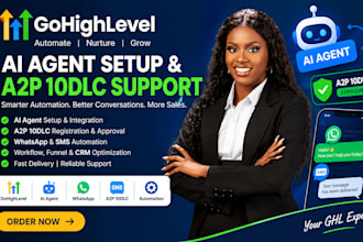 build gohighlevel ai agent ghl automation voice ai a2p verification conversation