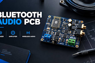 design bluetooth audio pcb speaker amplifier