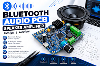 design bluetooth audio pcb speaker amplifier