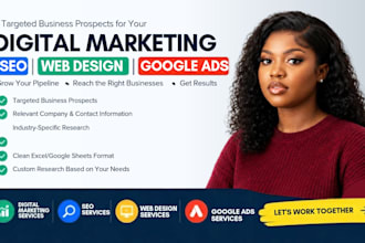 digital marketing leads SEO service leads web design lead google ads