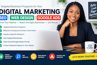 digital marketing leads SEO service leads web design lead google ads
