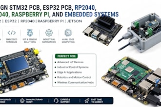 design stm32 pcb esp32 pcb rp2040 raspberry pi and embedded systems