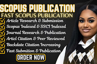 write and publish article on scopus,q1, q2, q3, q4, sci, ssci, indexed journal