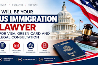 be your US immigration lawyer for visa, green card and legal consultation