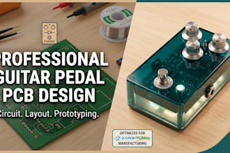 design a custom pcb for your guitar pedal effects circuit