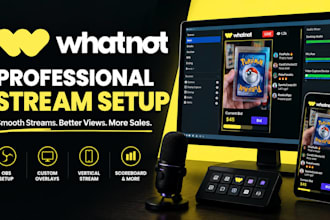 setup your whatnot obs stream for smooth live selling