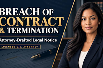 draft a breach of contract or termination legal notice