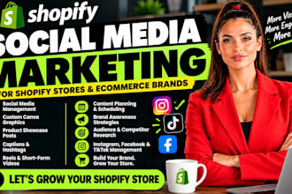 be your social media marketing for esty pod store, printify and shopify pod