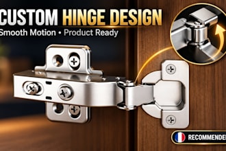 design custom hinge, latch and sliding mechanisms for product development