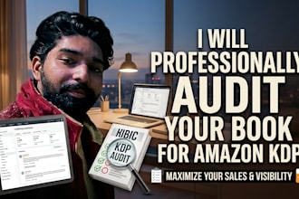 audit your book before publishing on amazon KDP