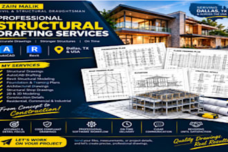 do dallas texas autocad revit structural design, detailing construction drawings
