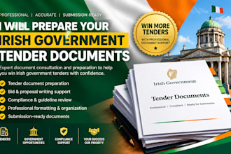 prepare your irish government tender documents