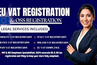eu vat registration oss reg for germany france spain italy poland UK vat return
