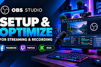 setup obs studio for streaming and recording