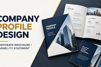 design a corporate company profile, corporate brochure and capability statement