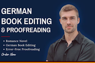 proofread, edit german science fiction novel, fiction book, true crime, fantasy