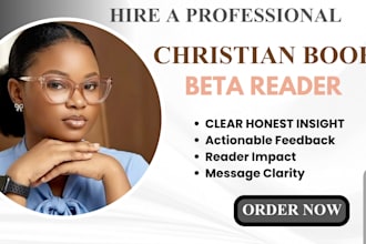 be your christian beta reader for faith based books and manuscripts