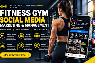 do fitnes gym social media marketing managment content creation video promotion