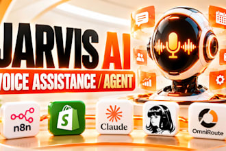 build jarvis ai assistant, voice ai agent  shopify claude omniroute hermes agent