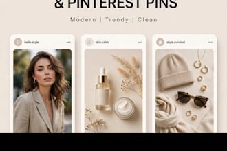 design aesthetic instagram post and pinterest pin