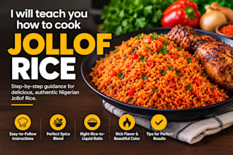 teach you how to cook jollof rice
