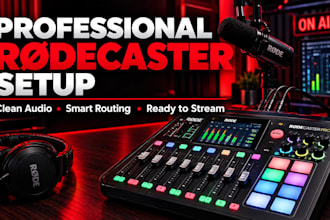 professionally setup and optimize your rodecaster for live streaming
