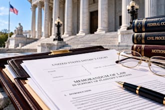 draft a memorandum in support of or opposing a motion