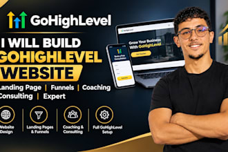 build gohighlevel website highlevel landing ghl coaching consulting funnel